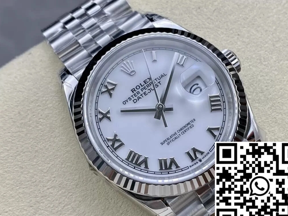 Dial 36MM Datejust VS White M126234-0025 Factory Rolex 0129